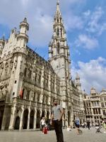 View of the Grand-Place in the center of Brussels