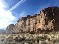 Rock formation in Arches National Park